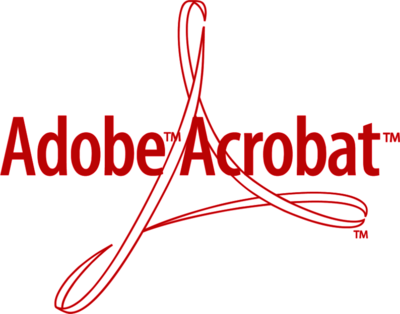 adobe acrobat logo vector
