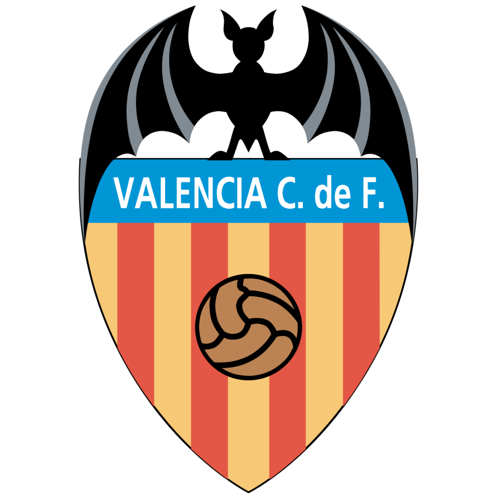 Логотип Valencia FC (Валенсия) / Футбольные клубы / TopLogos.ru